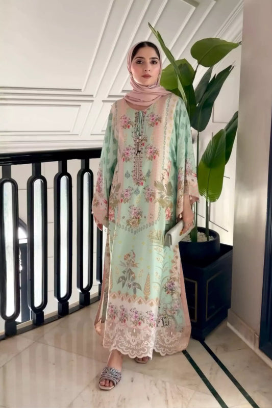 Floral Boho Glam Kaftan (D-3)