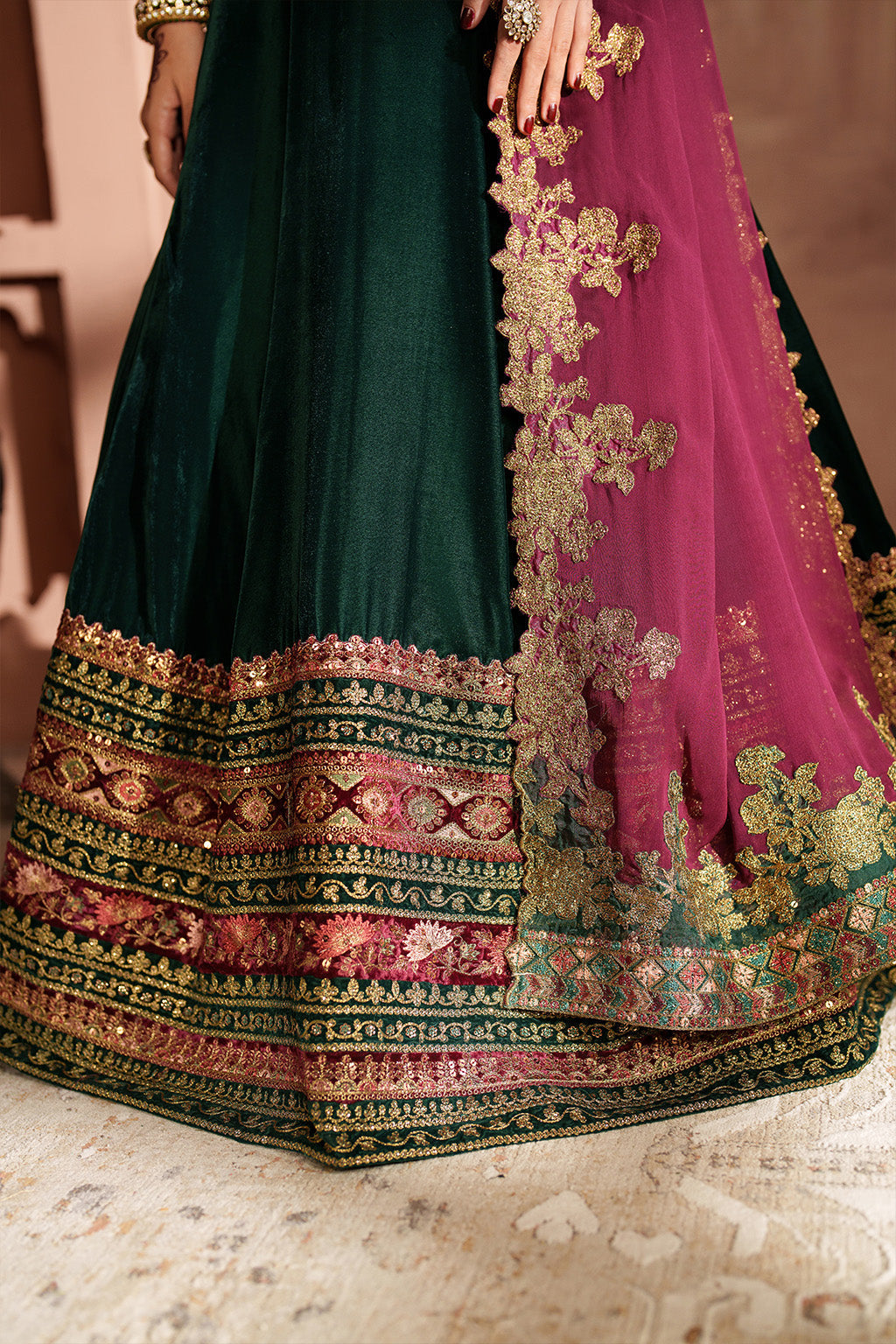 IV-65 Embroidered Velvet