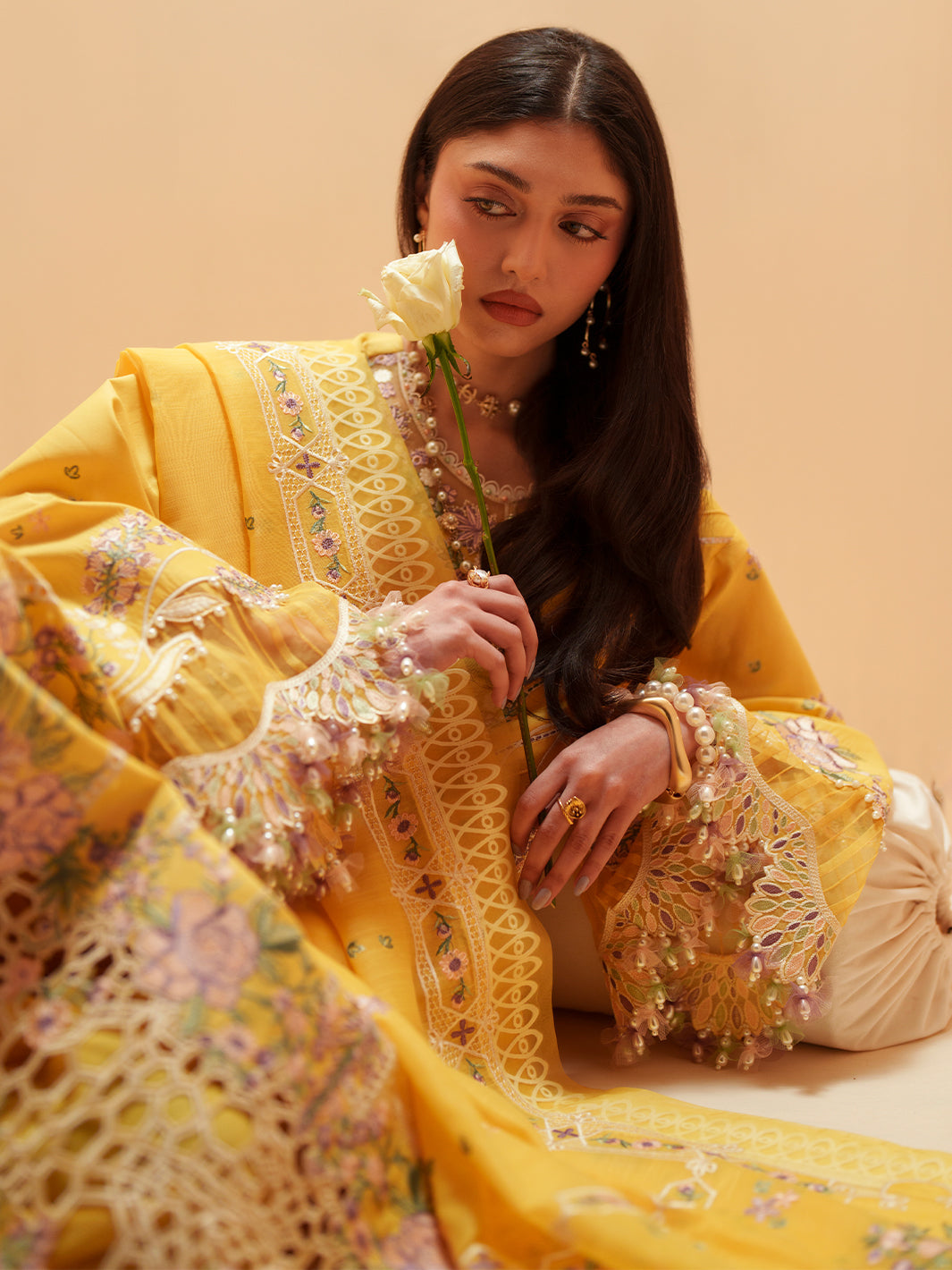 D-111-A | 3 PC Luxury Lawn