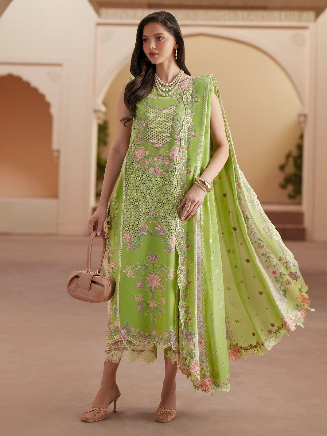 D-112-A | 3 PC Luxury Lawn