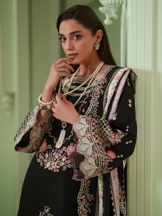 D-112-B | 3 PC Luxury Lawn