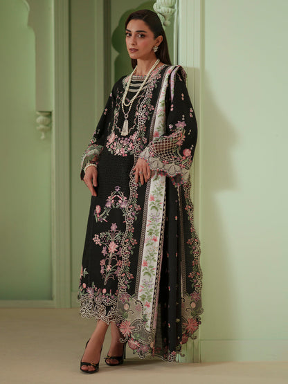 D-112-B | 3 PC Luxury Lawn