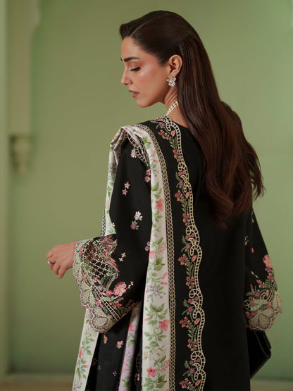 D-112-B | 3 PC Luxury Lawn