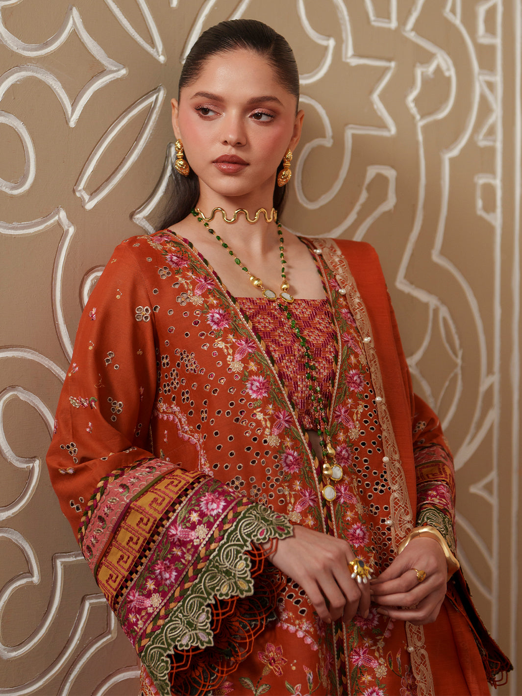 D-116-A | 3 PC Luxury Lawn