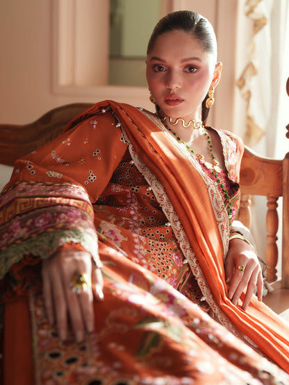D-116-A | 3 PC Luxury Lawn