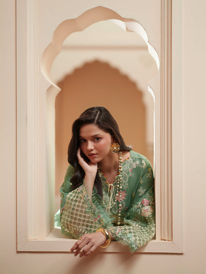 D-117-A | 3 PC Luxury Lawn