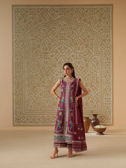 D-118-A | 3 PC Luxury Lawn