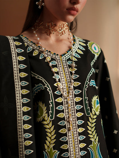 D-118-B | 3 PC Luxury Lawn