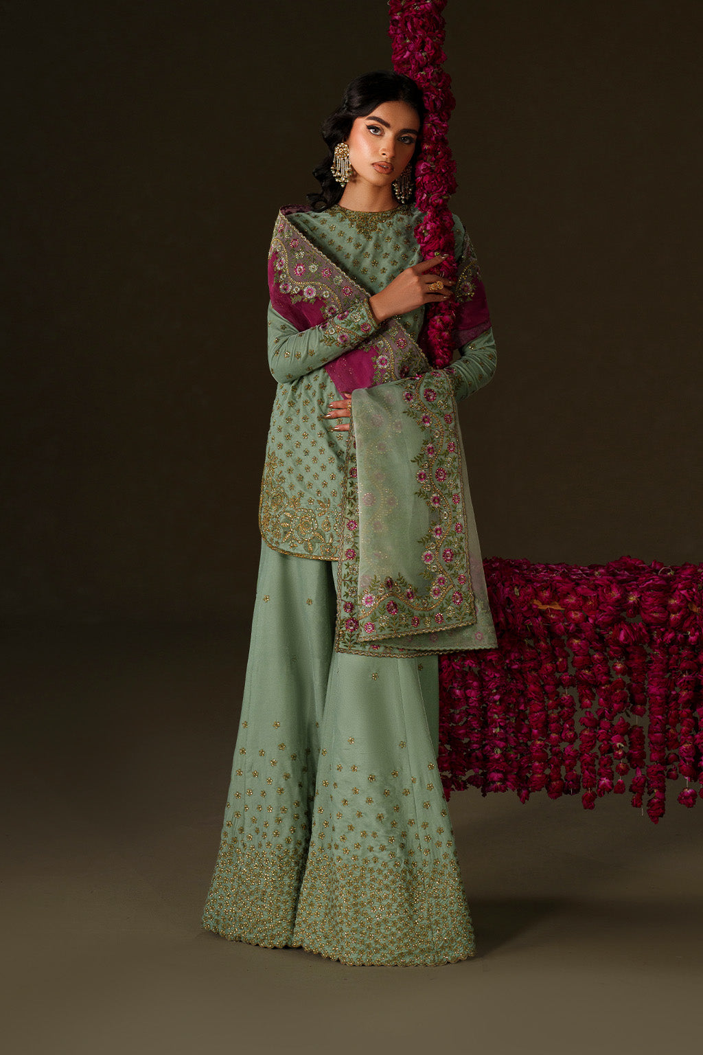 IV-73 Embroidered Velvet
