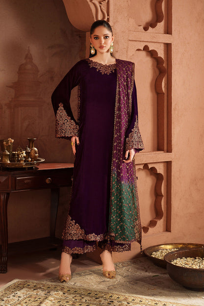 IV-57 Embroidered Velvet
