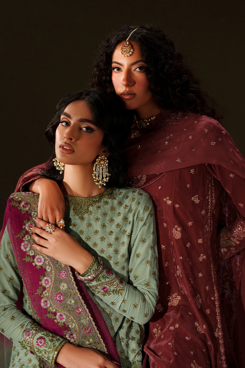 IV-73 Embroidered Velvet
