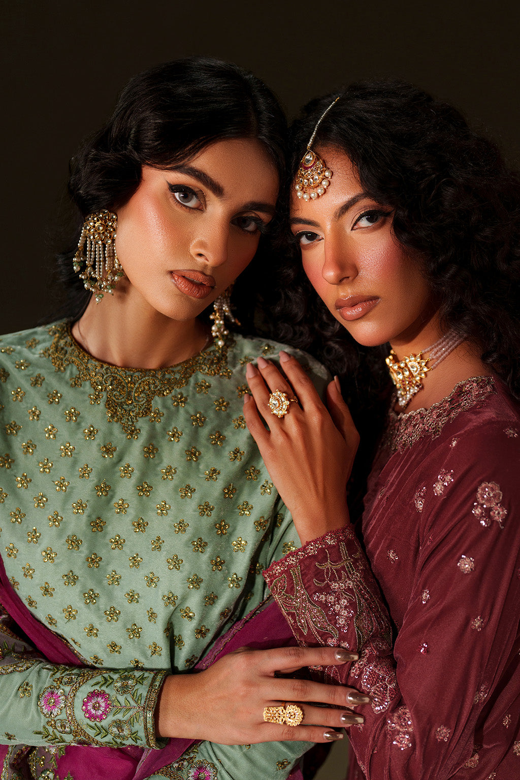 IV-73 Embroidered Velvet