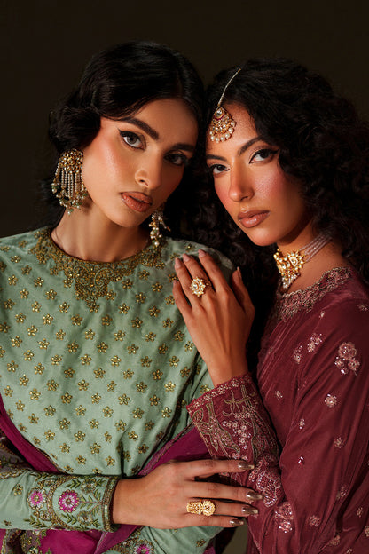 IV-73 Embroidered Velvet