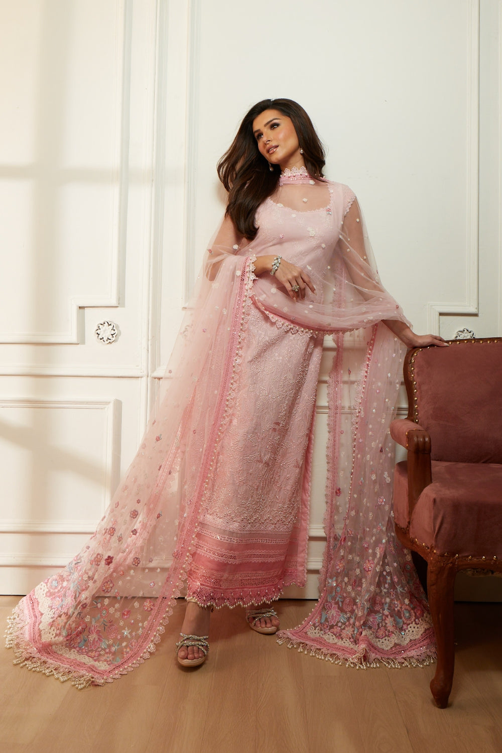 Design 7B Luxury Lawn Eid Edition 2026 Unstitched