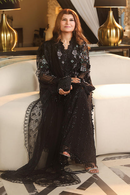 3 Piece Embroidered Chiffon Suit