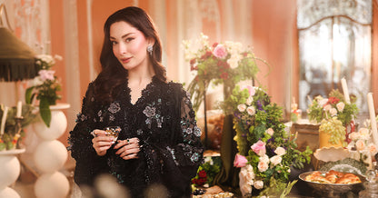 3 Piece Embroidered Chiffon Suit