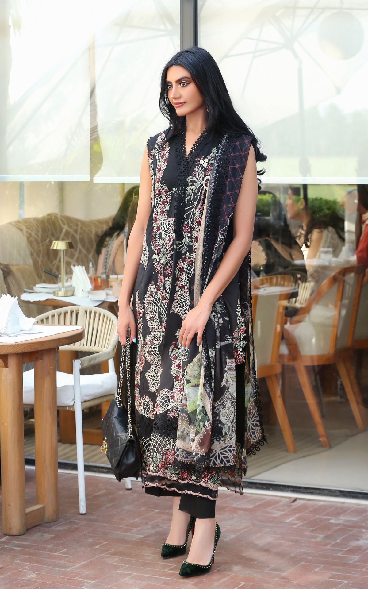 Smoke Pearl (SL26-08) | 3pcs Embroidered Unstitched Summer