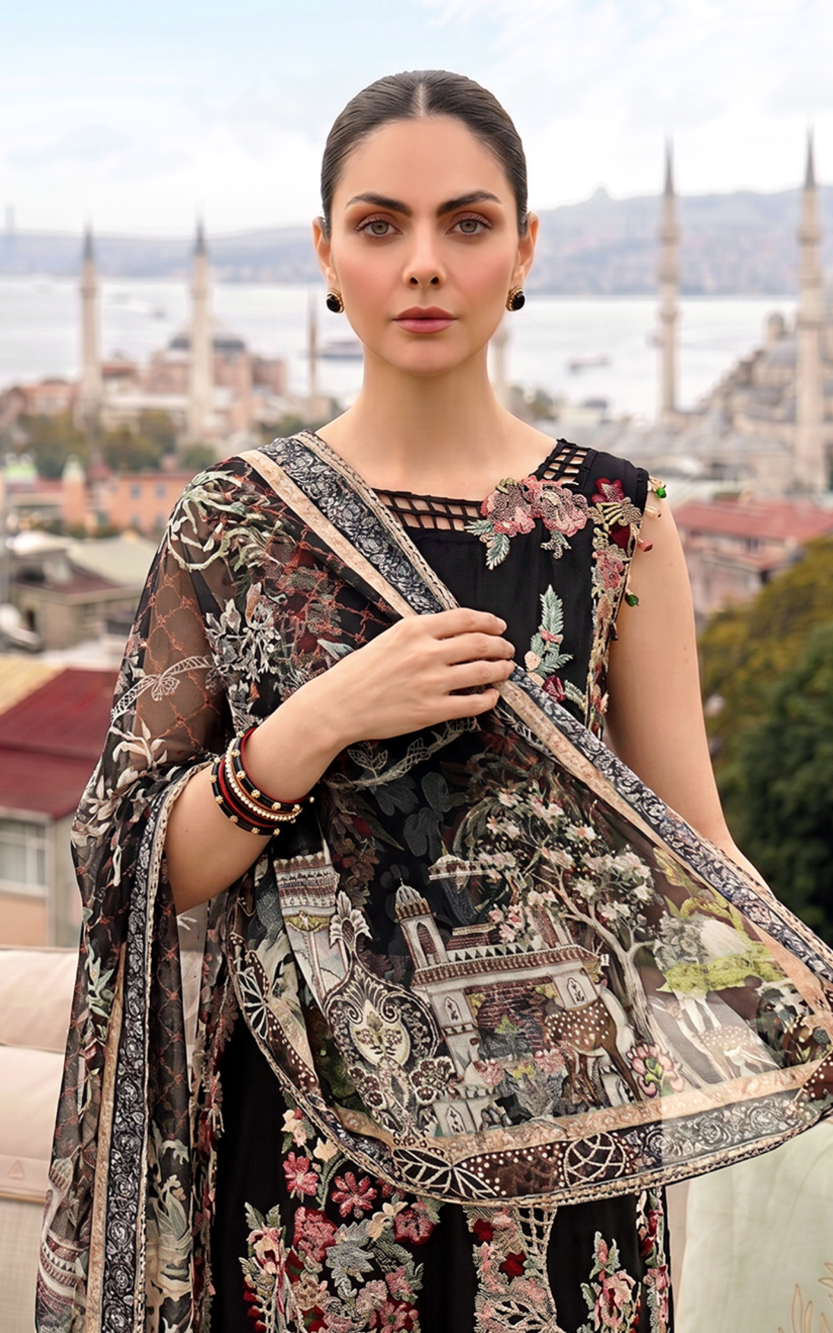 Smoke Pearl (SL26-08) | 3pcs Embroidered Unstitched Summer