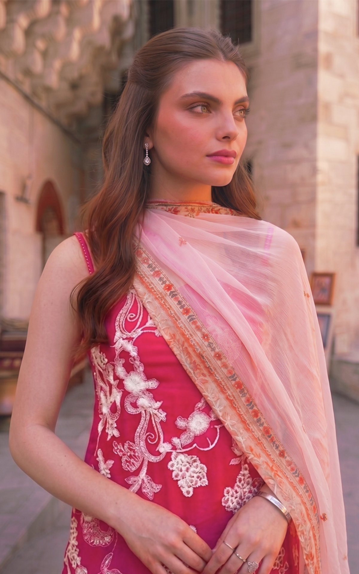 Fuchsia Allure (SL26-09) | 3pcs Embroidered Unstitched Summer