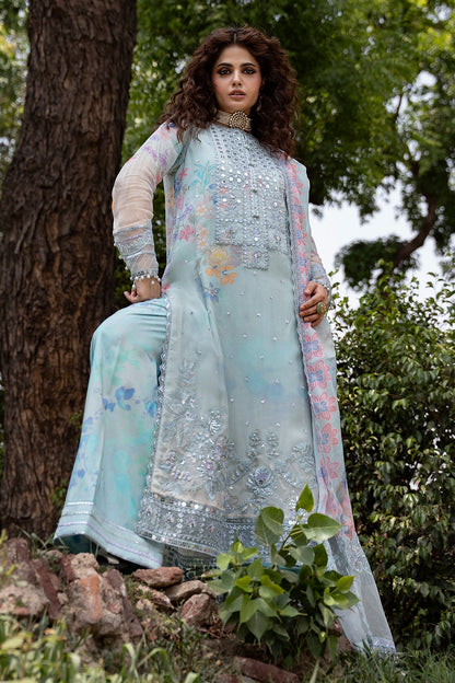 3-PC Unstitched Embroidered Chiffon Collection VSLW6-11