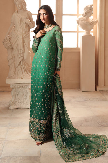 3-PC Unstitched Embroidered Luxury Chiffon DJW6-03