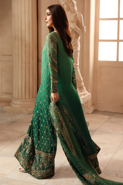3-PC Unstitched Embroidered Luxury Chiffon DJW6-03