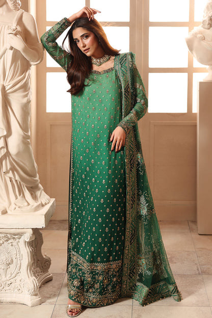 3-PC Unstitched Embroidered Luxury Chiffon DJW6-03