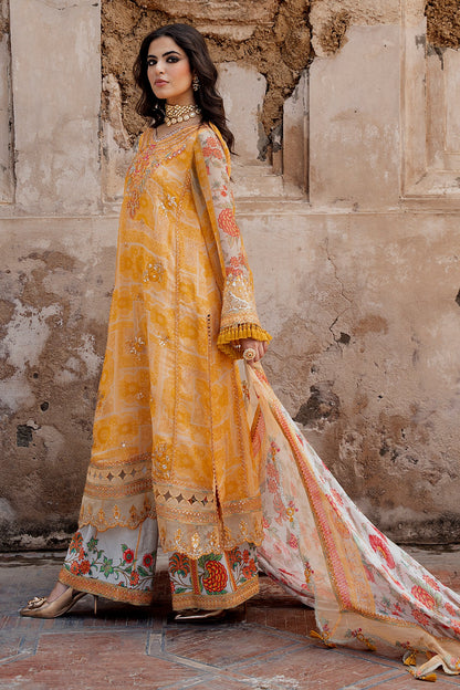 3-PC Unstitched Embroidered Chiffon Collection VSLW6-09