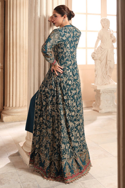 3-PC Unstitched Embroidered Luxury Chiffon DJW6-05