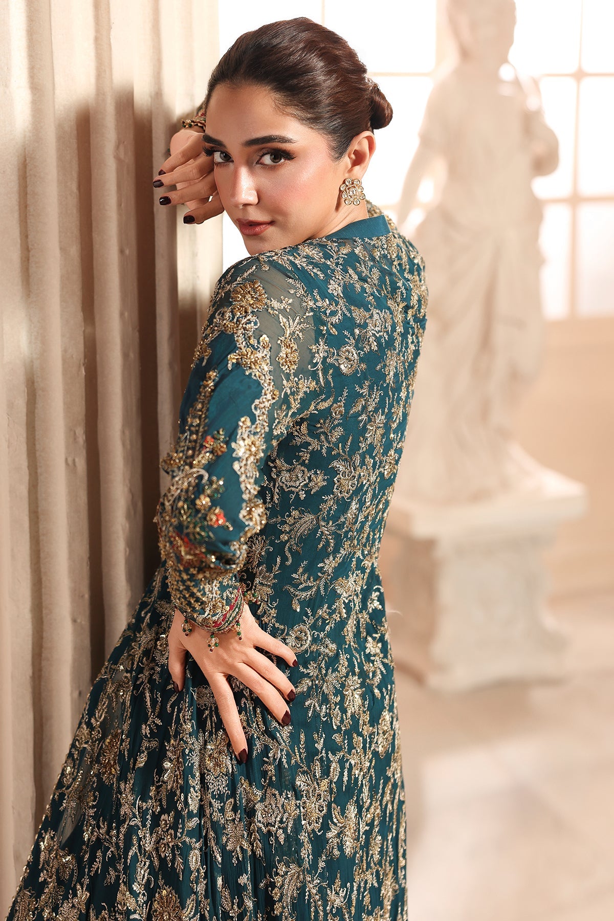 3-PC Unstitched Embroidered Luxury Chiffon DJW6-05