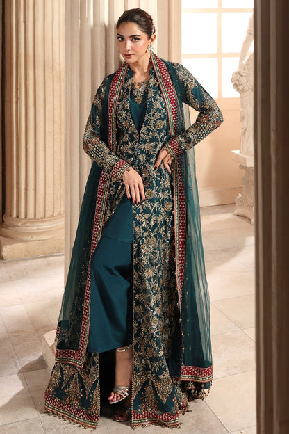 3-PC Unstitched Embroidered Luxury Chiffon DJW6-05